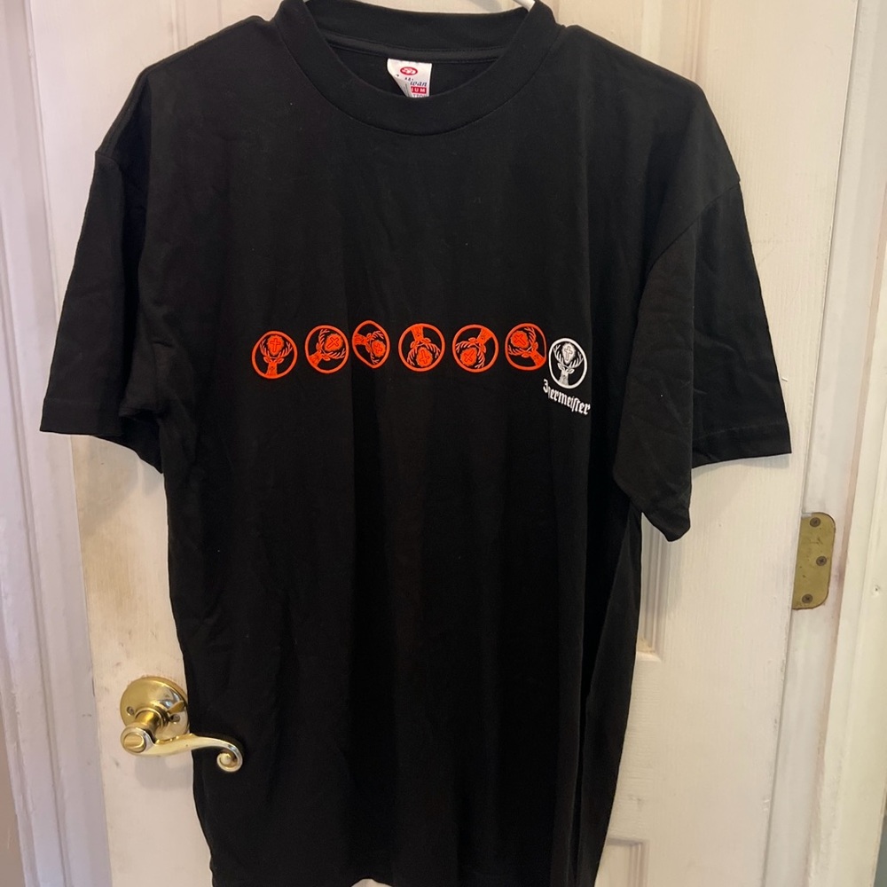 Jagermeister Men’s graphic tee shirt. Large